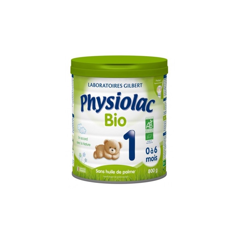 Physiolac BIO 1er Âge – Lait Infantile 0-6 Mois – 800g