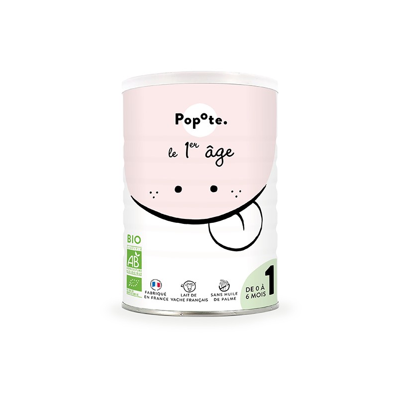 Popote Lait Infantile 1er Âge BIO - 400g