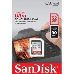 Carte SD Sandisk Class 10 UHS-I 32GB