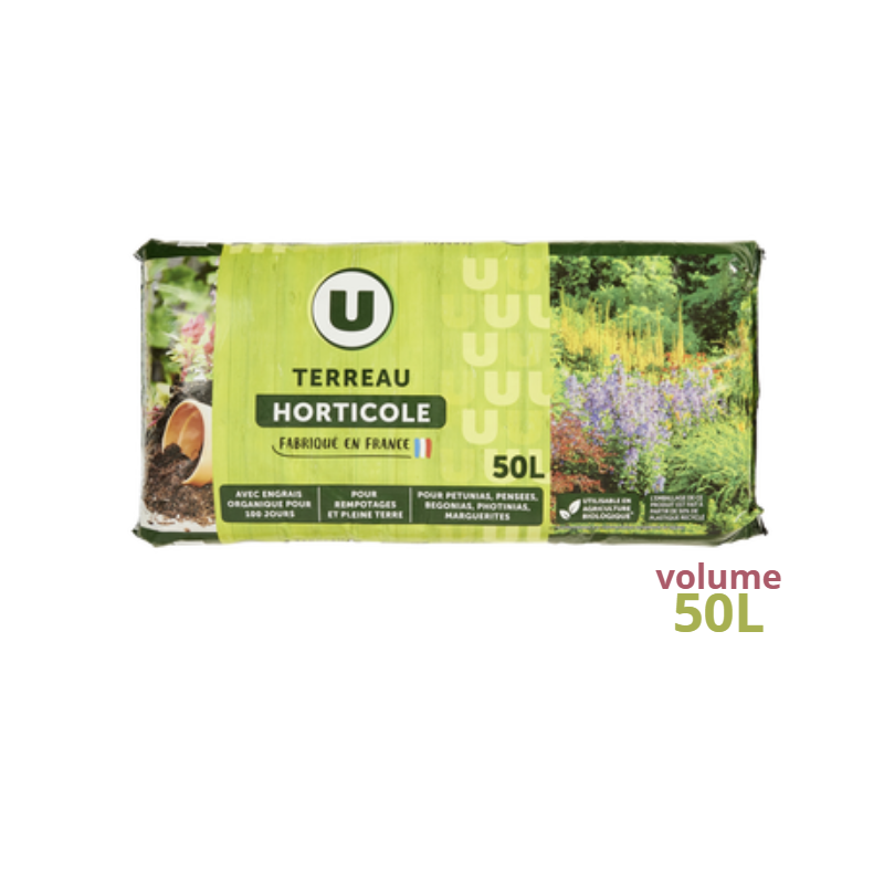 TERREAU HORTICOLE U 50L UAB