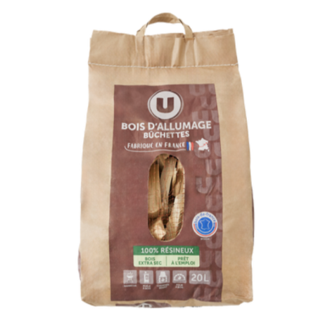 BOIS ALLUMAGE U 20L