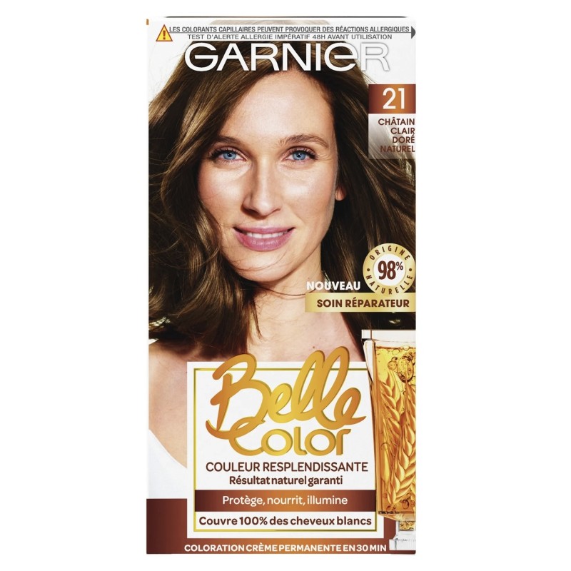 BELLE COLOR Châtain Clair Doré Naturel N°21