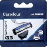 Recharges de lames de rasoir Sport G3 x4  Carrefour
