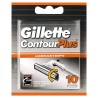 Recharges de lames Contour Plus – 10 pièces – Marque Gillette