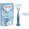 Rasoir Gillette Venus Deluxe Smooth Sensitive avec 2 recharges