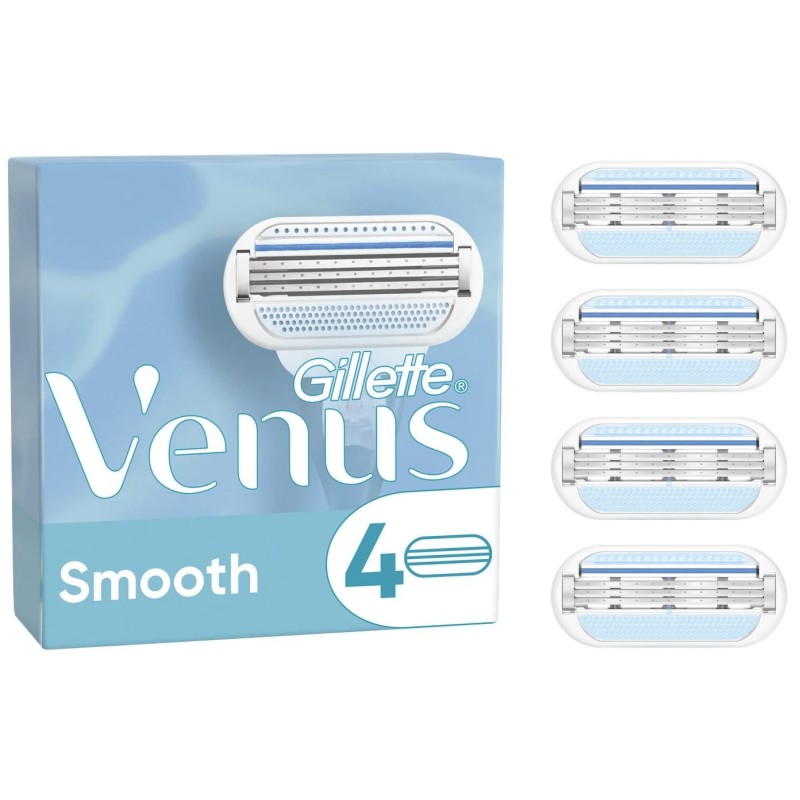 lames de rasoir Venus Smooth Sensitive (x4)