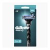 Rasoir Gillette Mach3 avec 1 manche et 3 lames