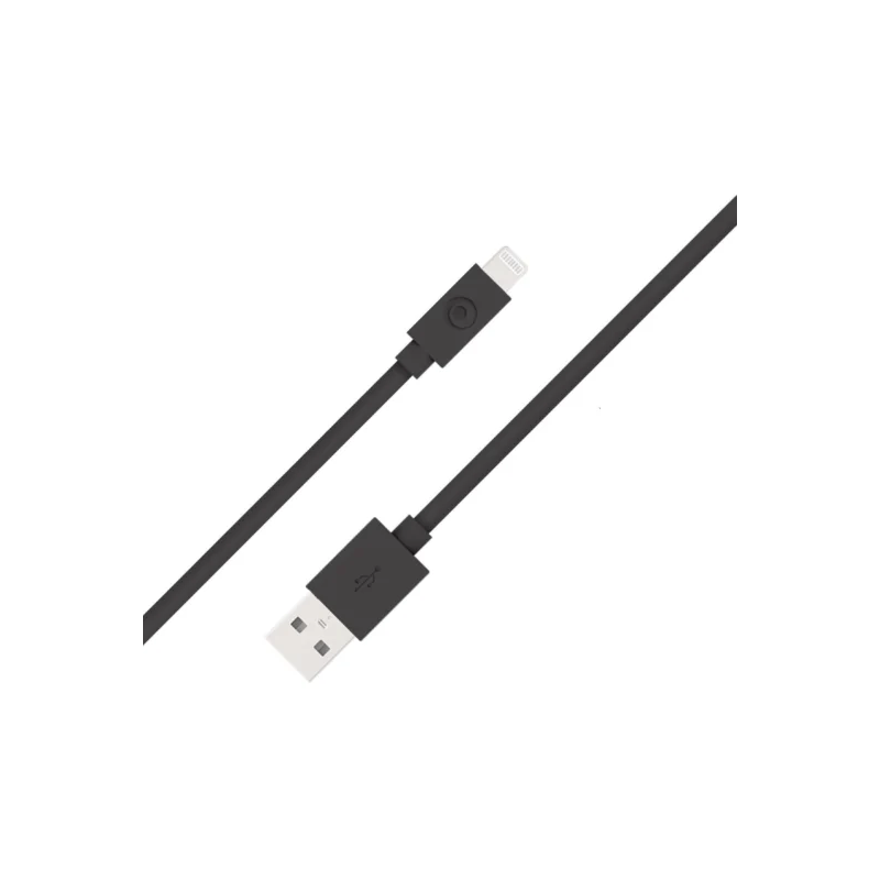 Câble USB A/Lightning 1,2m 2.4A Noir - Bigben
