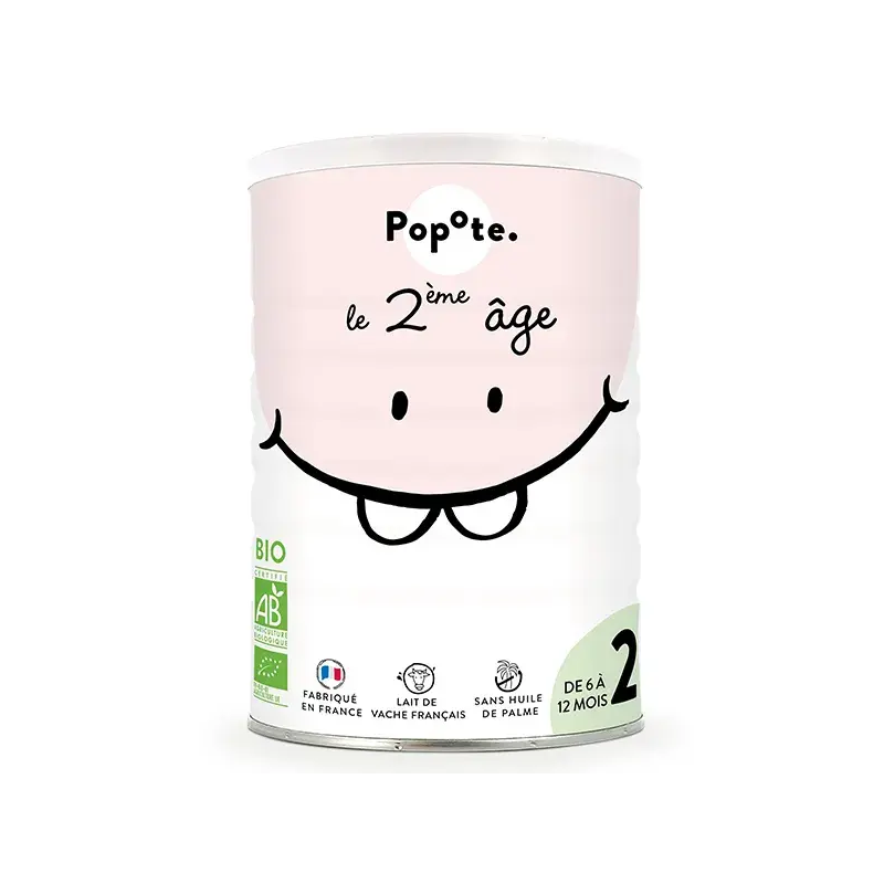 Popote Lait Infantile 2ème Âge Bio 400g – Popote