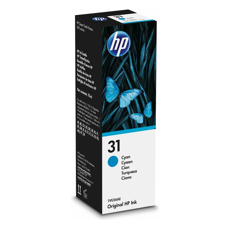 Réservoir d’encre cyan 70 ml – HP 31