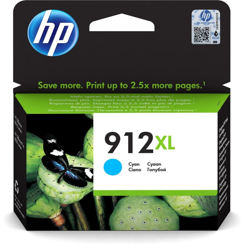 Réservoir d’encre cyan haute capacité 912XL – HP