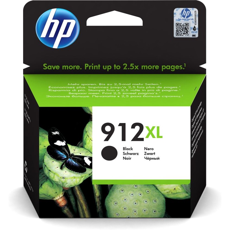 Réservoir d’encre noire haute capacité 912XL – HP
