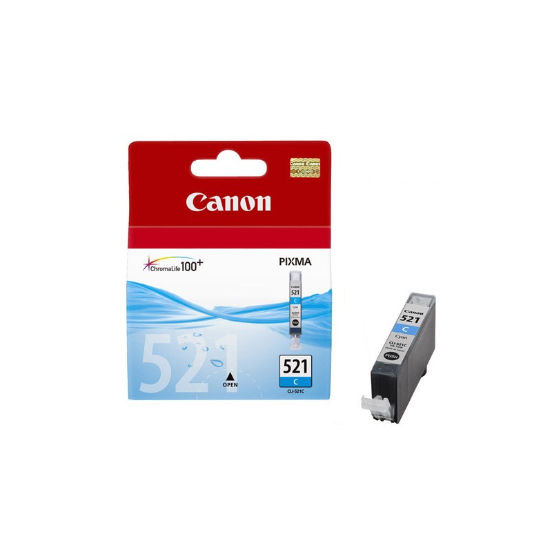 Cartouche d’encre cyan CLI-521 C – Canon