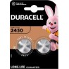 Pile Bouton CR2450 3V – Lot de 2 – DURACELL