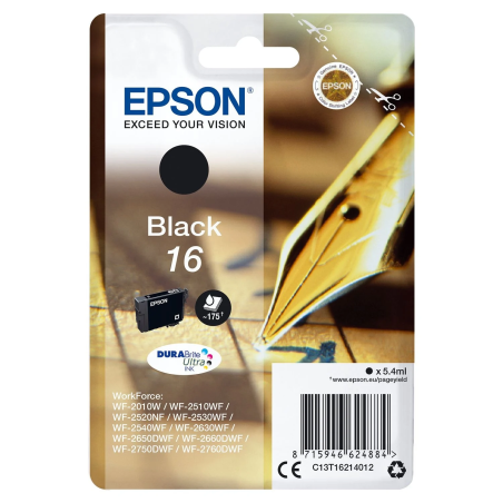 Cartouche d’encre noire T1621 d’origine – Epson