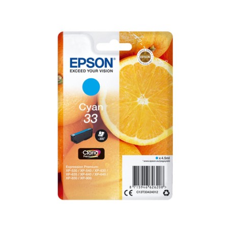 Cartouche d’encre cyan Orange 33 – Epson