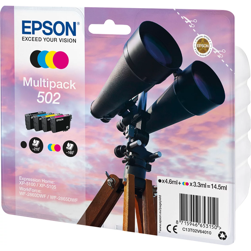Pack Double Encre 502 - Epson