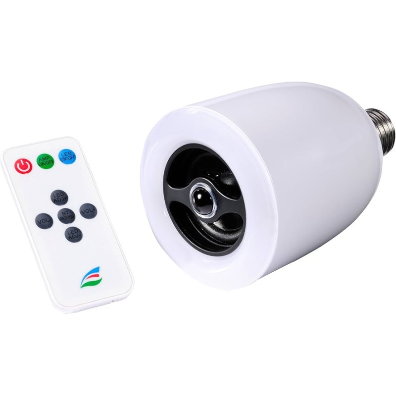 Ampoule Bluetooth LED E27 – Boomer Light – Haut‑parleur intégré – Ultron