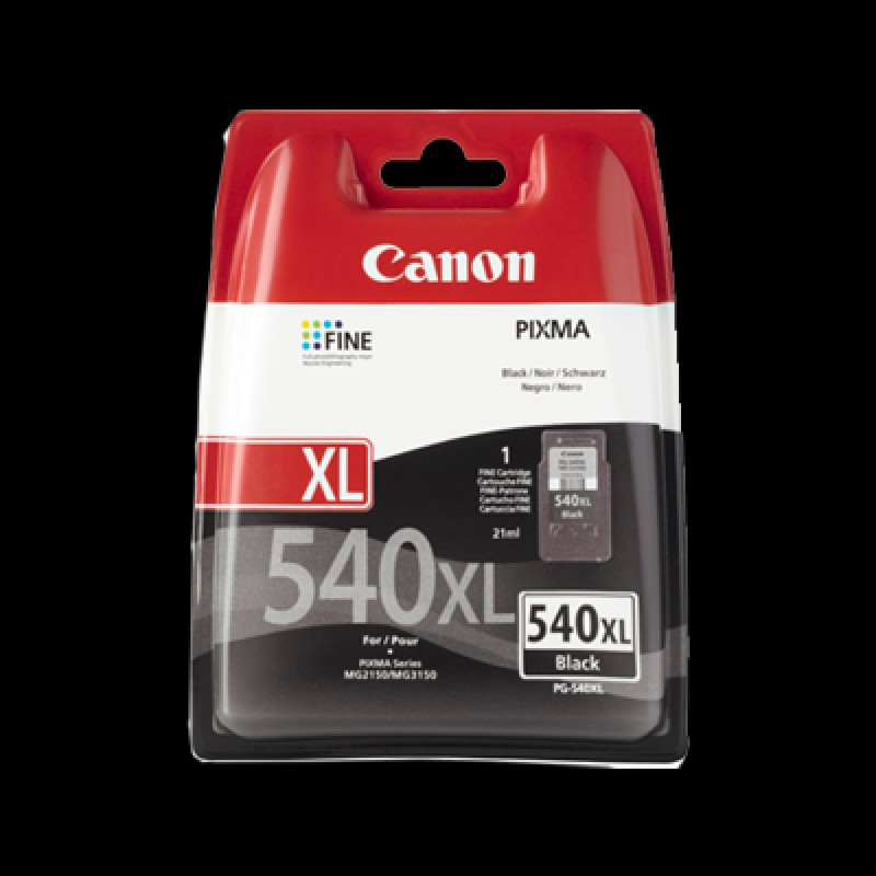 Canon PG-540XL Inkjet Cartridge High Yield Page Life 600pp 21ml Black