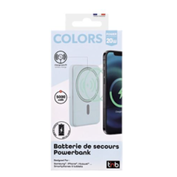 Batterie de secours T'nB 5000 mAh MagSafe Bleu