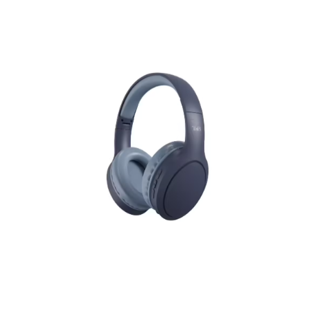 T'nB TONALITY - Casque avec micro - sans fil, filaire - jack 3,5mm - isolation acoustique - bleu marine