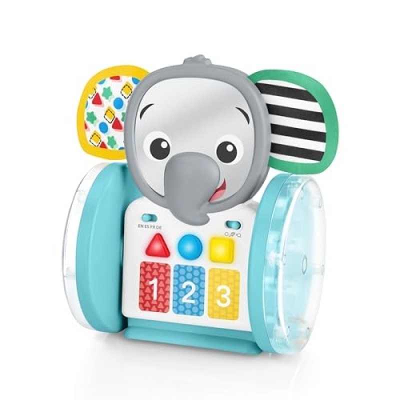 Jouet Baby Einstein Chase & Tap Earl – Jouet de rampement avec miroir et musique, dès 6 mois