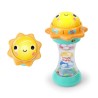 Bright Starts – Jouet lampe de poche Just for Sun avec sons d’animaux, hochet type bâton de pluie et miroir, dès 6 mois