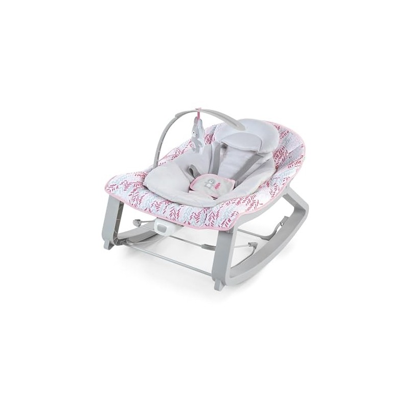 Transat 3-en-1 Ingenuity Keep Cozy – Rose Multicolore