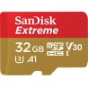 SANDISK CARTE MICRO SDHC EXTREME 32GB V30 (100MB/S)+ ADAPT