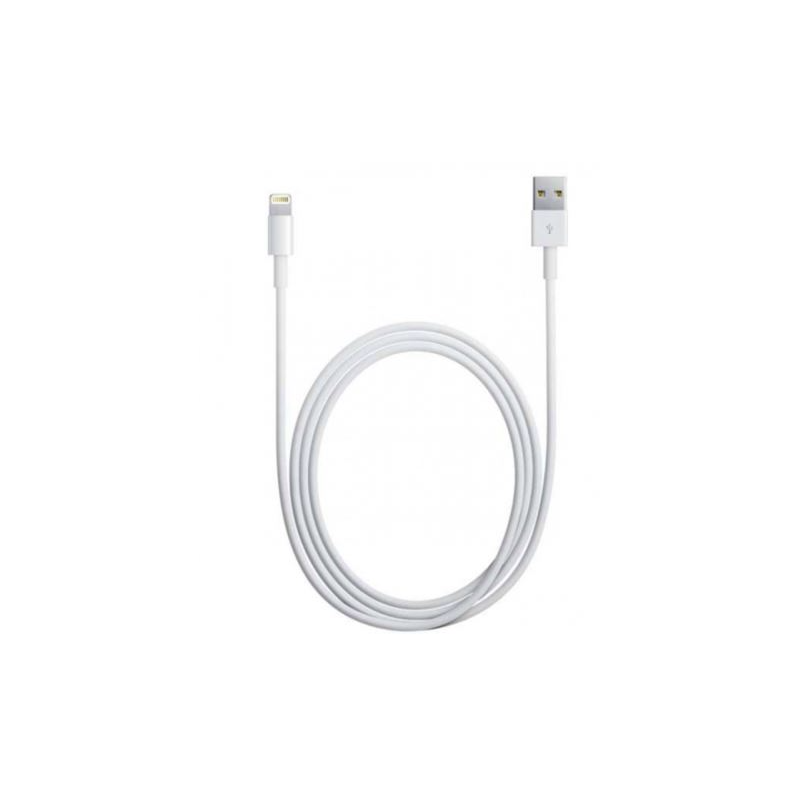 Câble Lightning blanc Apple chargeur iPhone 1m