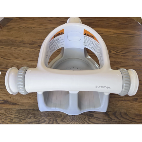 Mon Siège de Bain pour Bébé Assis Sécurisé avec Sucres à Ventouse AST