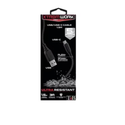 Cable USB-C 1.5M noir TNB