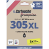 Cartouche d'encre - COMPATIBLE - HP 305XL Noire - La Cartouche Française