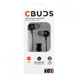 Ecouteurs Intra-Auriculaires TNB - USB-C - Noir