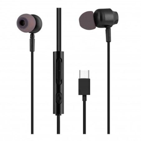 Ecouteurs Intra-Auriculaires TNB - USB-C - Noir
