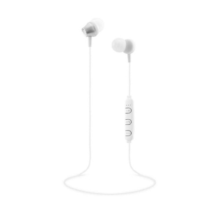 Écouteurs intra-auriculaires - avec micro - bluetooth - T'NB - Argent