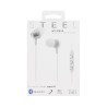 Écouteurs intra-auriculaires - avec micro - bluetooth - T'NB - Argent