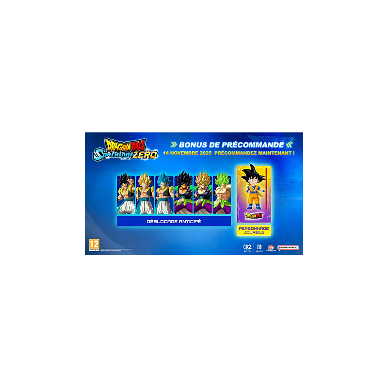 Dragon Ball Sparking! Zero Switch BANDAI