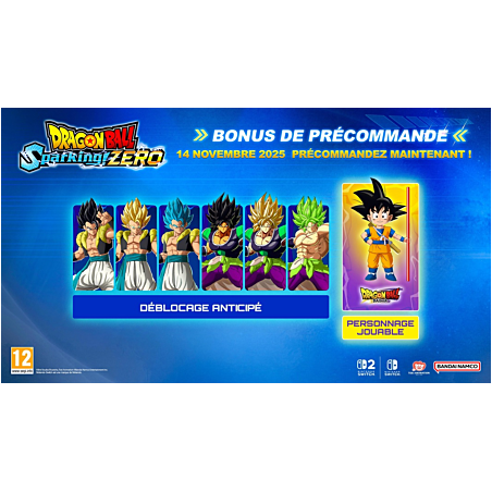 Dragon Ball Sparking! Zero Switch BANDAI