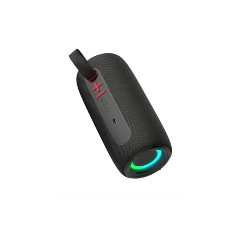 Enceinte Bluetooth® VIBE lumineuse & Etanche 10W Noir Bigben