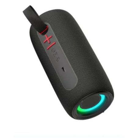 Enceinte Bluetooth® VIBE lumineuse & Etanche 10W Noir Bigben