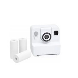 Appareil photo instantané Imprimante thermique Blanc