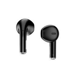 ECOUTEURS SANS FIL PURE PLASTIQUE RECYCLE NOIR