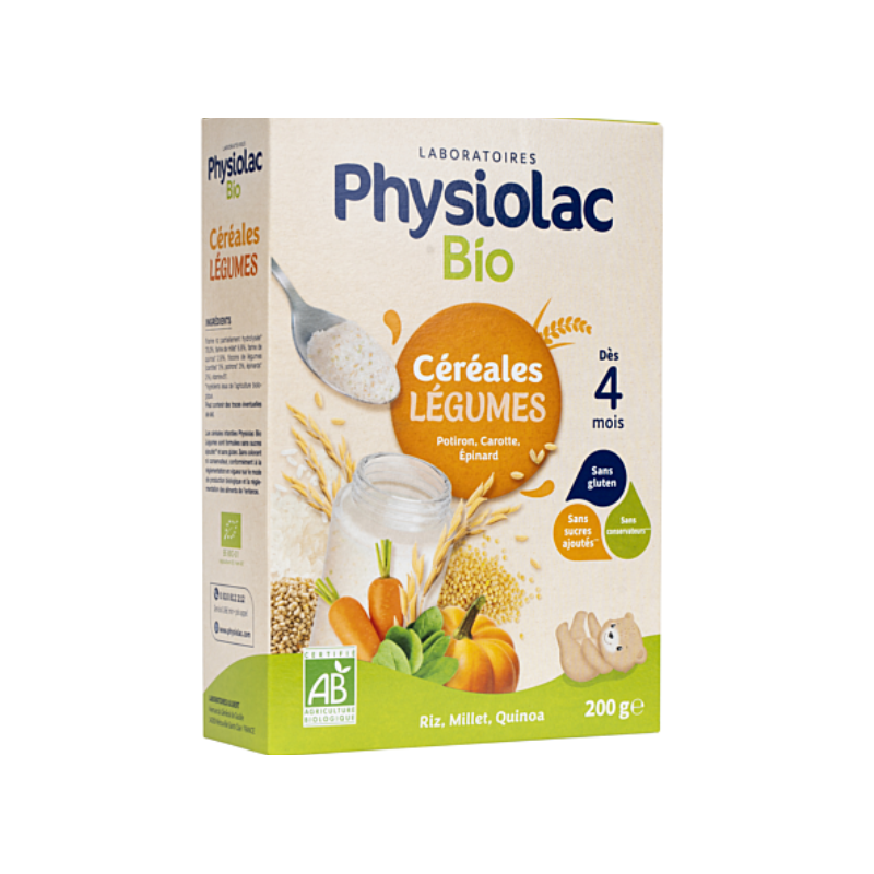 Céréales légumes Bio dès 4 mois 200g