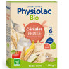 Physiolac Céréales Fruits bio 200g