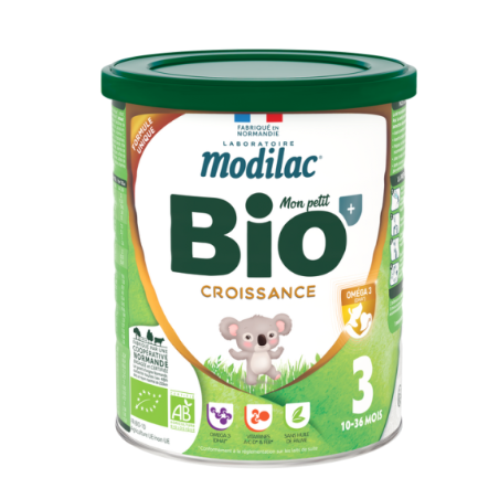 Modilac Bio Croissance + Lait Infantile En Poudre, 800g