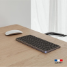 Mini clavier sans fil - Touches plates - MOBILITY LAB - KP430W - AZERTY - FR - Noir
