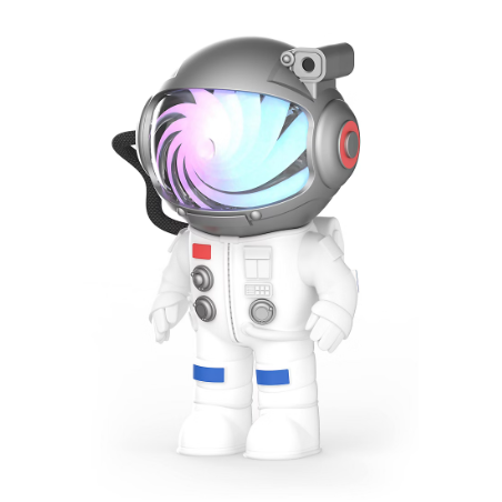 Veilleuse astronaute projecteur d'étoiles LED integrée RGB 15W IP20 H.23cm BigBen Connected