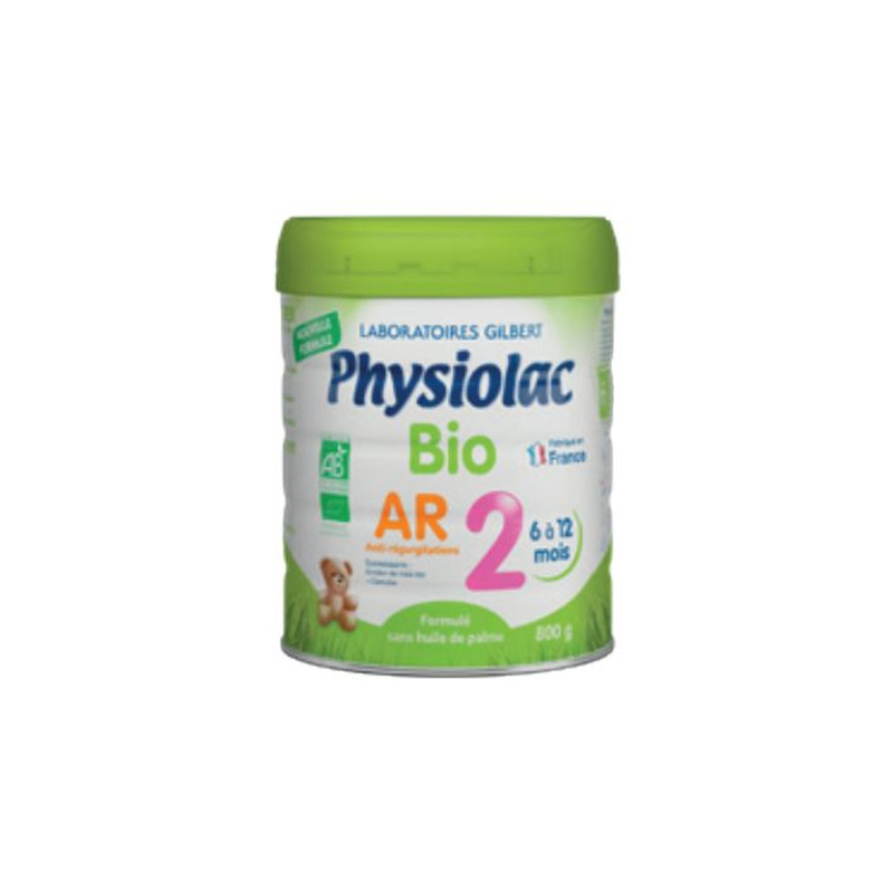 PHYSIOLAC Lait Bio AR 2ème âge - 800g