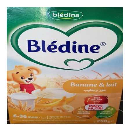 BLEDINE LACTEE BANANE B/250G